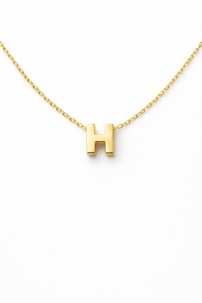 10K CHAIN ??WITH LETTER "H" PENDANT – 18 – JY Jewelry Wholesale