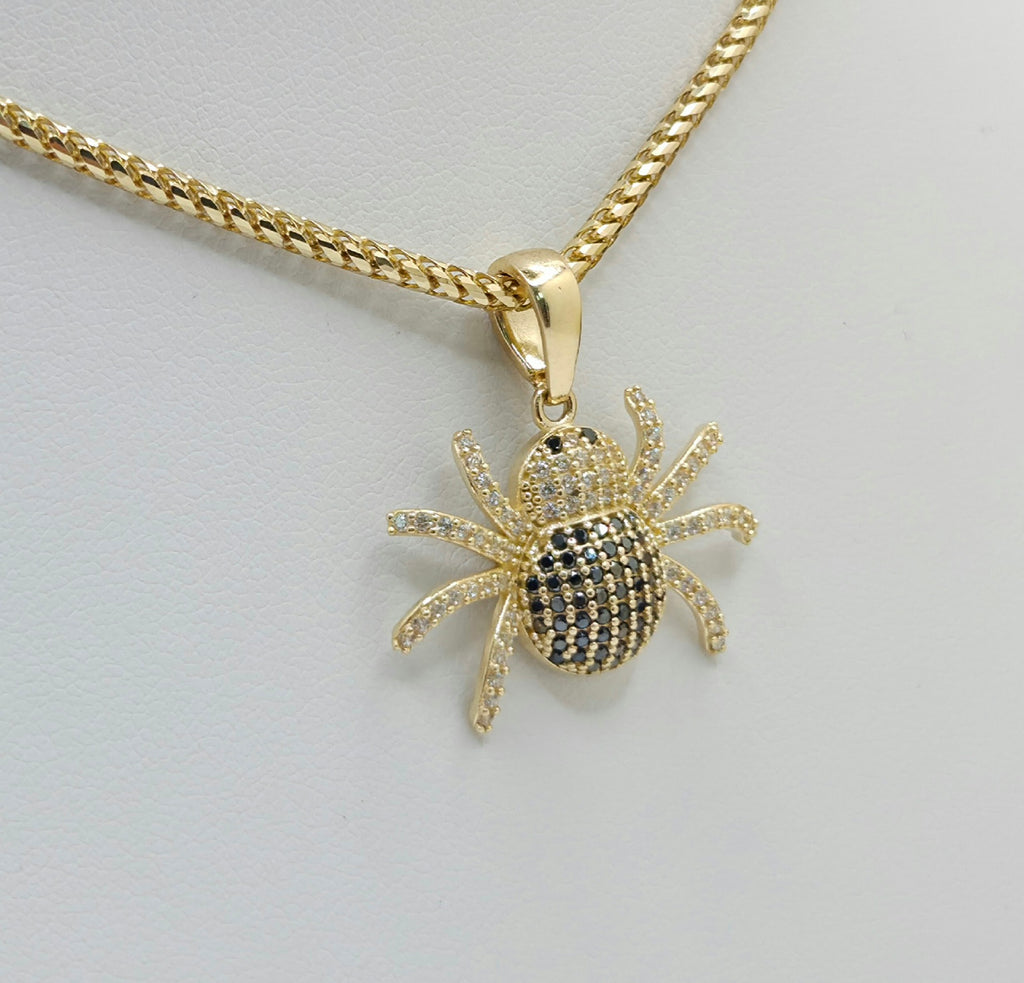 14K CZ SPIDER PENDANT – JY Jewelry Wholesale