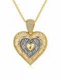 10K PUFFY HEART PENDANT – JY Jewelry Wholesale