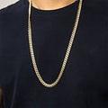 10K SOLID MIAMI CUBAN CHAIN – 24" 7MM – JY Jewelry Wholesale