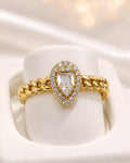 14K GOLD & DIAMOND MIAMI CUBAN RING – 7 – JY Jewelry Wholesale