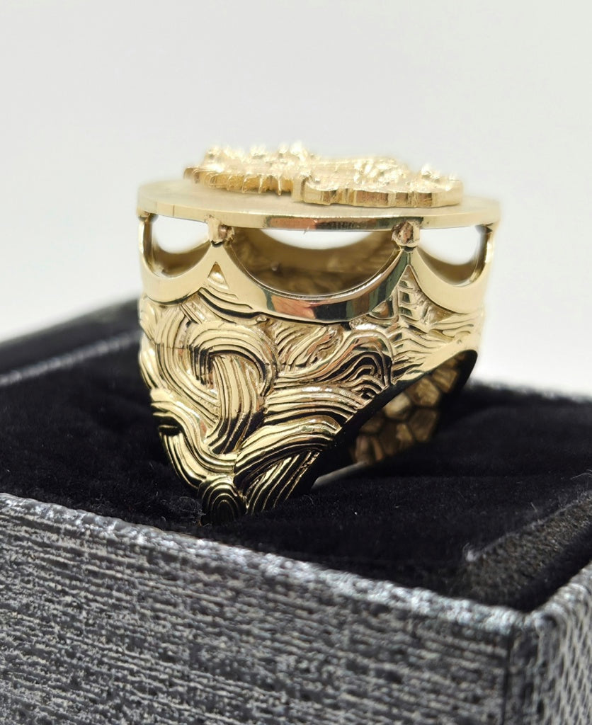 10K ELEGANT CARIDAD MEN'S RING – 10 – JY Jewelry Wholesale