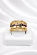 10K COLOR LAST SUPPER CZ FRAME RING – 11 – JY Jewelry Wholesale