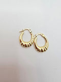14K DELICATE WAVE DESING HOOPS EARRINGS – JY Jewelry Wholesale