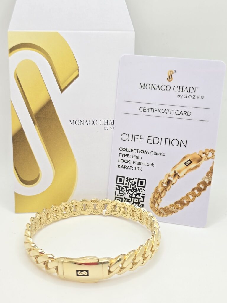 10K PLAIN CERTIFIED MONACO BANGLE 10K – 9.5MM – JY Jewelry Wholesale