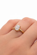 10K MOISSANITE 1.13CTW VVS D COLOR PROMISE RING – 7 – JY Jewelry Wholesale