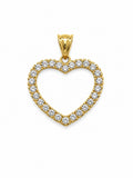 14K SMALL DELICATE HEART PENDANT – SMALL – JY Jewelry Wholesale
