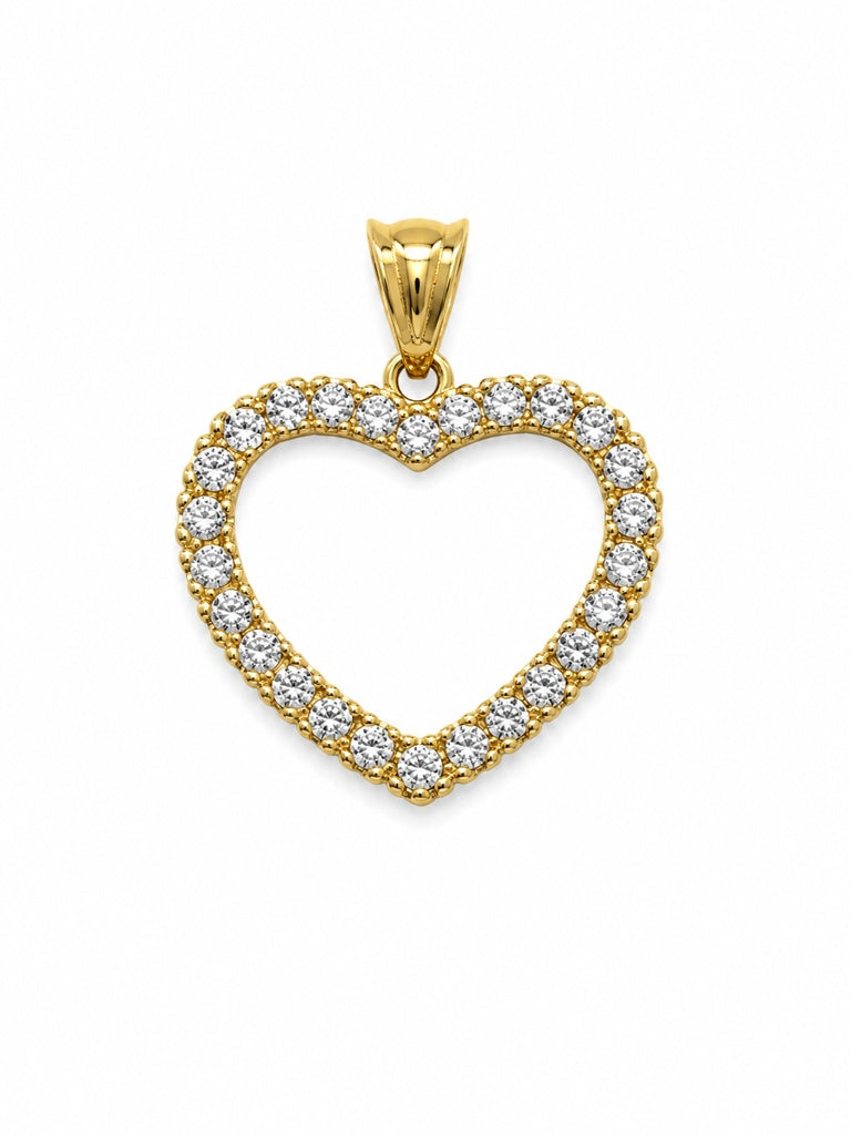 14K SMALL DELICATE HEART PENDANT – SMALL – JY Jewelry Wholesale