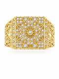 10K SQUARE RING – 12 – JY Jewelry Wholesale