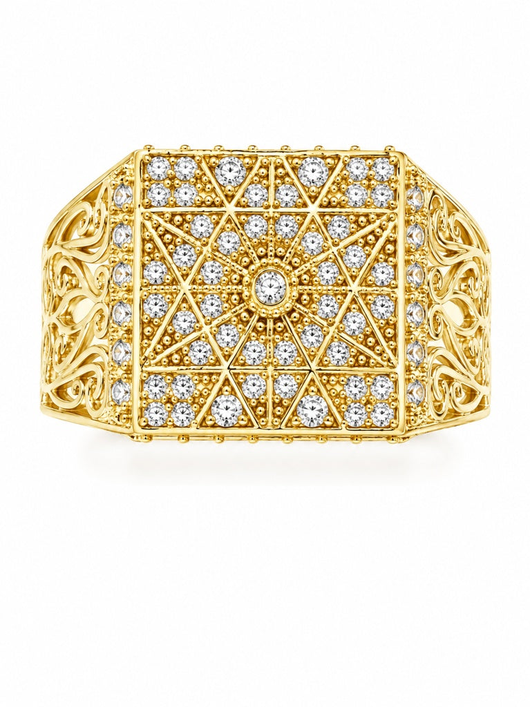 10K SQUARE RING – 12 – JY Jewelry Wholesale