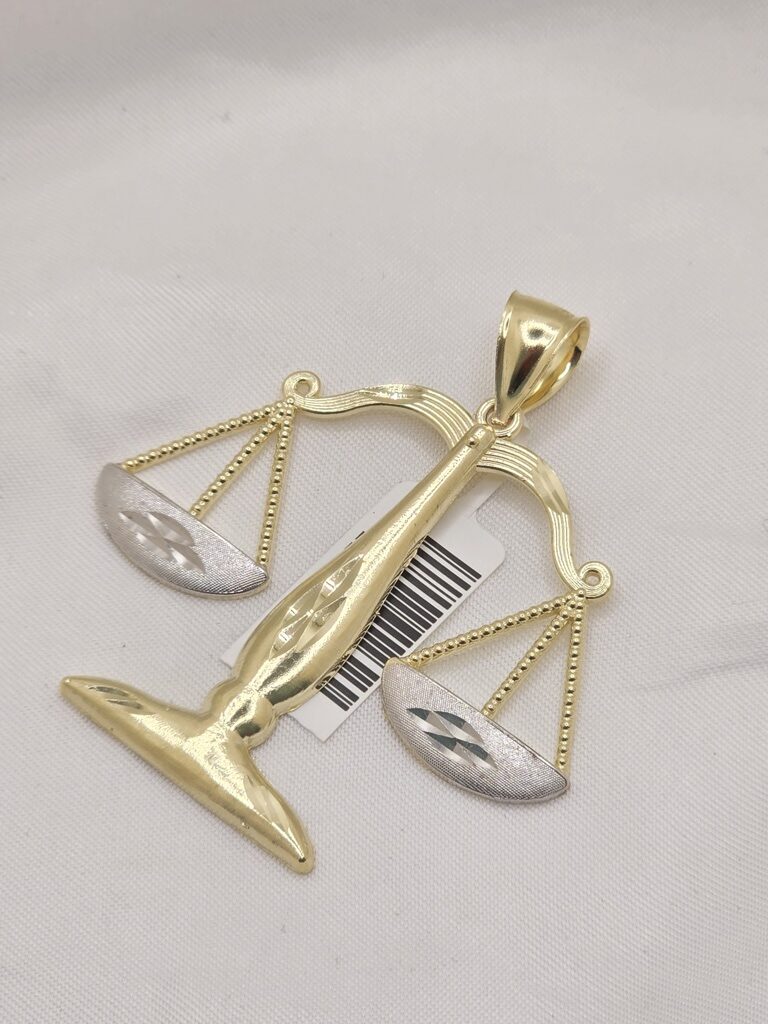 10K LIBRA ZODIAC SIGN PENDANT – JY Jewelry Wholesale