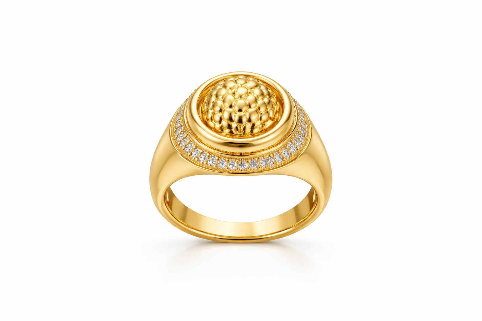 14K OVAL VINTAGE STYLE WOMAN'S RING – 6.5-7 – JY Jewelry Wholesale