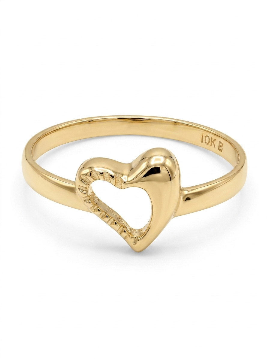 10K EXTRA SMALL HEART RING – 6 – JY Jewelry Wholesale