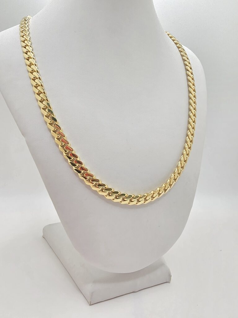 14K SOLID MIAMI CUBAN CHAIN – 26" 8.5MM – JY Jewelry Wholesale