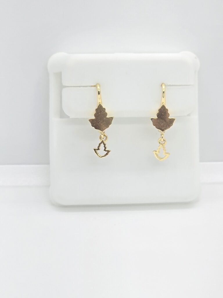 10K MAPLE LEAF EARRINGS – JY Jewelry Wholesale