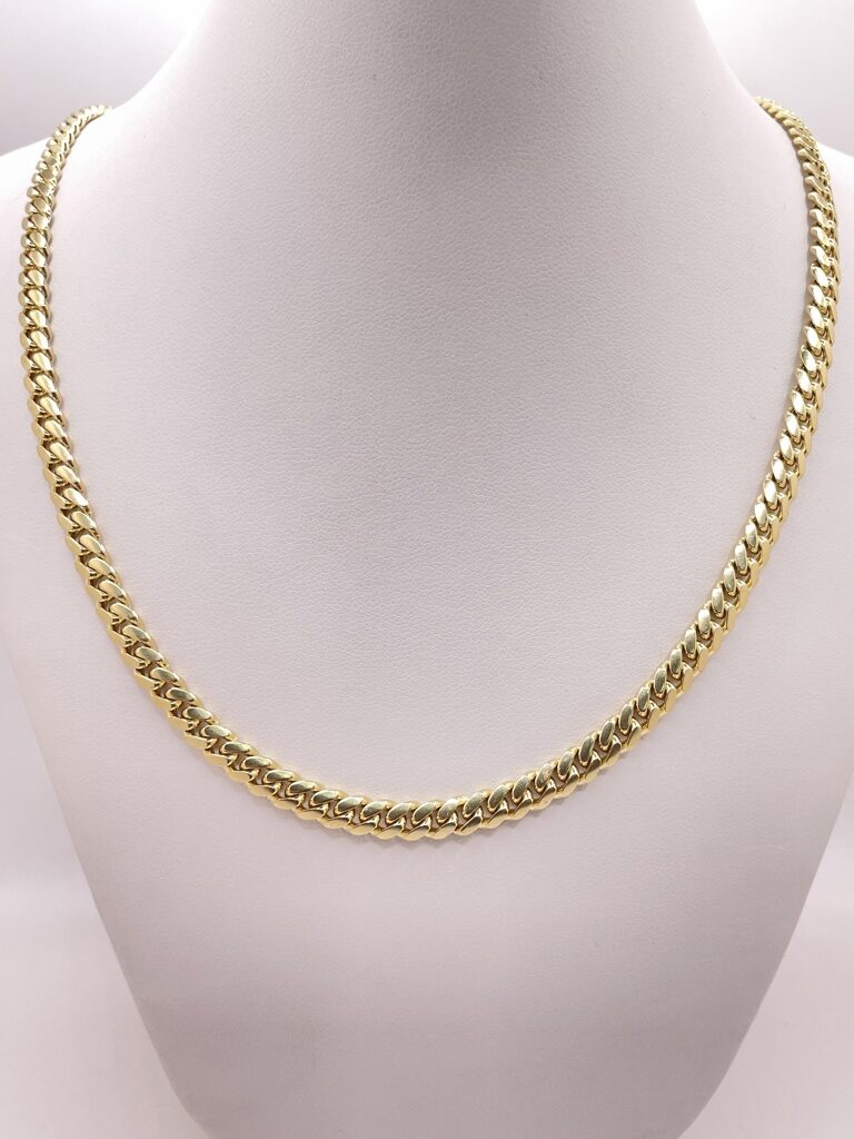 10K SOLID MIAMI CUBAN CHAIN – 24" 5MM – JY Jewelry Wholesale