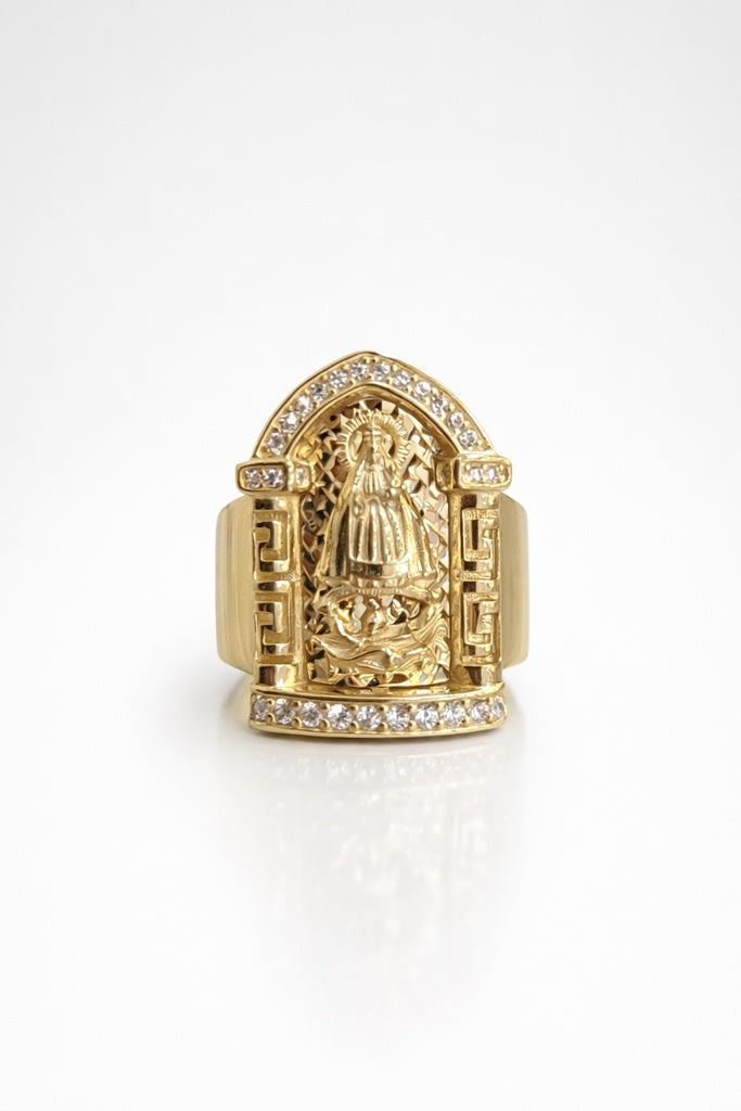 10K VIRGEN DE LA CARIDAD RING+MAN – 12.5 – JY Jewelry Wholesale