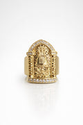 10K VIRGEN DE LA CARIDAD RING+MAN – 12.5 – JY Jewelry Wholesale