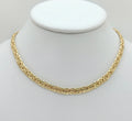 14K BYZENTINE NECKLACE – 6MM 20" – JY Jewelry Wholesale