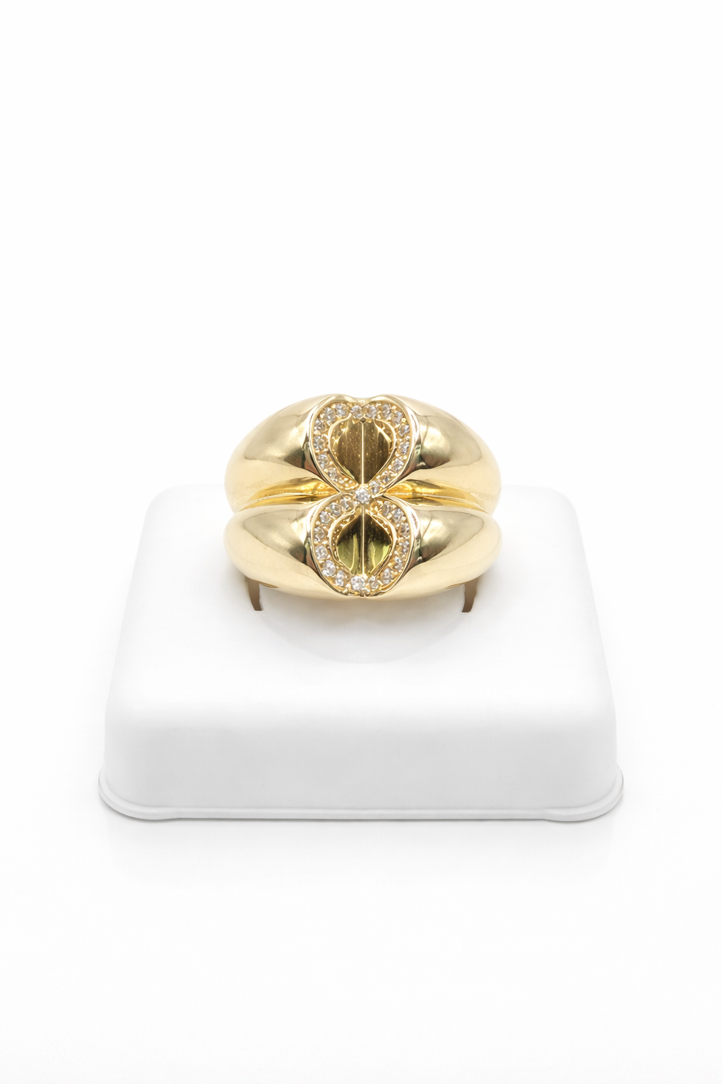 14K EXOTIC CZ DETAIL WOMAN'S RING – 8 – JY Jewelry Wholesale