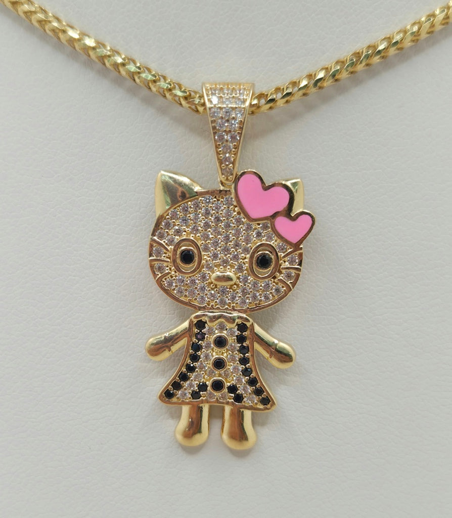 14K CZ HELLO PENDAT – JY Jewelry Wholesale