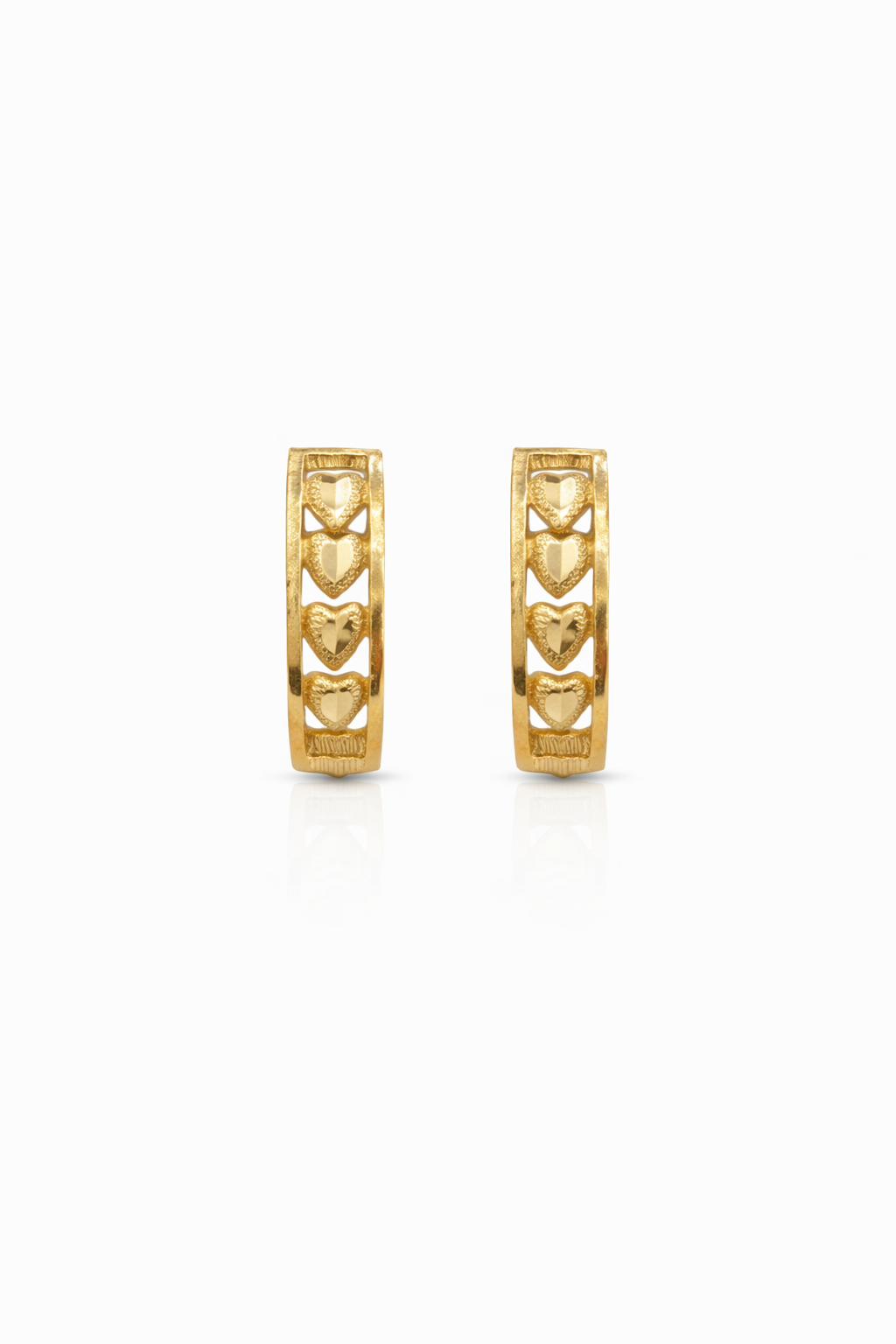 14K VINTAGE SMALL HEART EARRINGS – JY Jewelry Wholesale