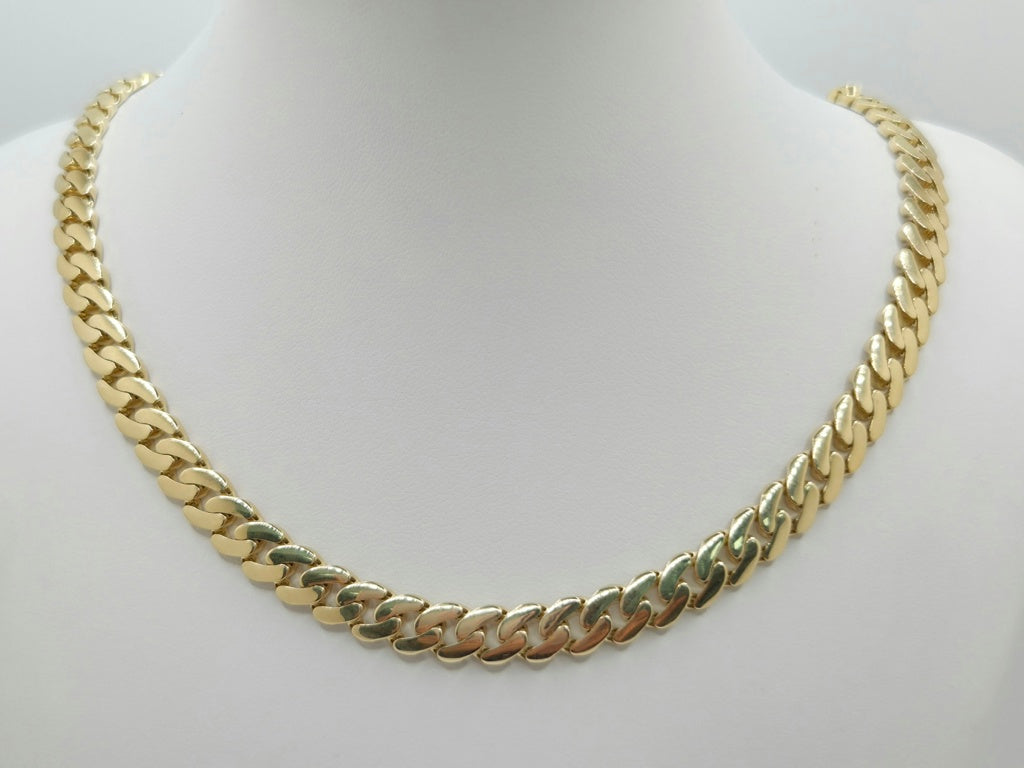 10K SEMISOLID MIAMI CUBAN CHAIN – 6MM 16" – JY Jewelry Wholesale