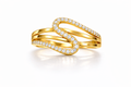 14K SPECIAL OFEFR SILHOUETTE CZ DELICATE RING – 7 – JY Jewelry Wholesale