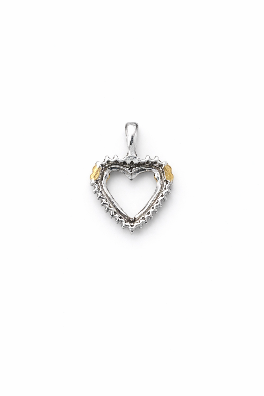 10K DIAMOND HEART SILHOUETTE PENDANT – JY Jewelry Wholesale