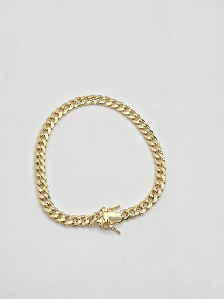 14K HOLLOW MIAMI CUBAN BRACELET – 8.5" 6MM – JY Jewelry Wholesale