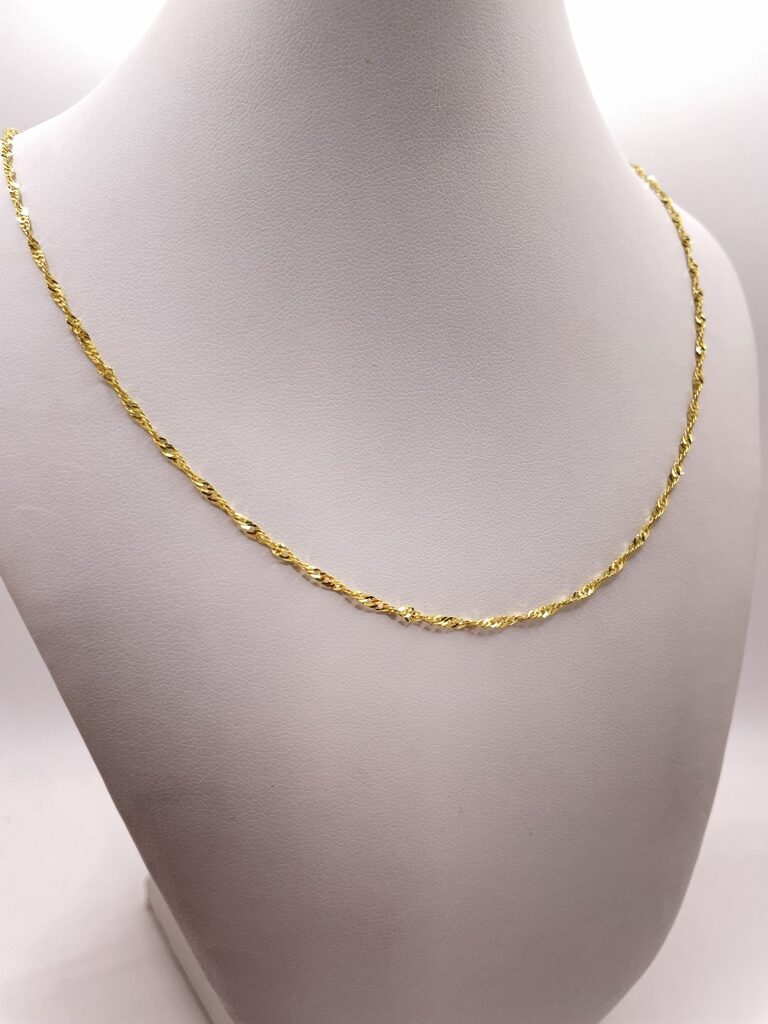 14K SINGAPORE CHAIN 18" 2MM 2.06GR – JY Jewelry Wholesale
