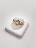10K CLASSIC LARGE OVAL CHAIN STYLE RING WITH ZIRCONIA INSIDE – 8 – JY Jewelry Wholesale