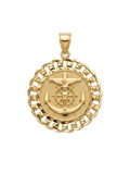 10K ROUND ANCHOR PENDANT – JY Jewelry Wholesale