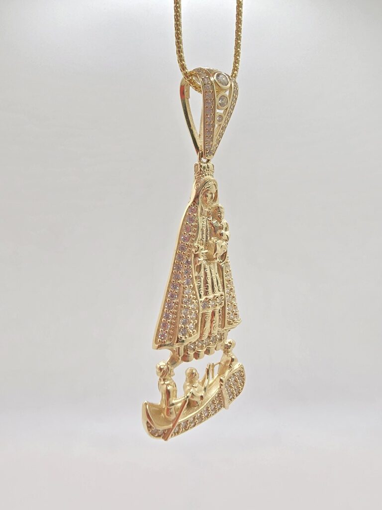 10K MEDIUM CZ CARIDAD PENDANT – JY Jewelry Wholesale