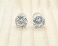 14K ROUND SOLITAIRE EARRINGS 6MM – 6MM – JY Jewelry Wholesale