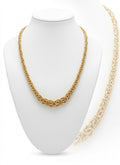 14K MODERN BYZENTINE NECKLACE – 18" – JY Jewelry Wholesale
