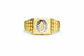 10K SQUARE "O" LETTER RING – 9.5 – JY Jewelry Wholesale