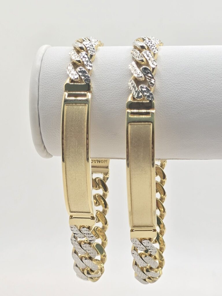 10K PAVE ID BRACELET MONACO CERTIFIED – JY Jewelry Wholesale