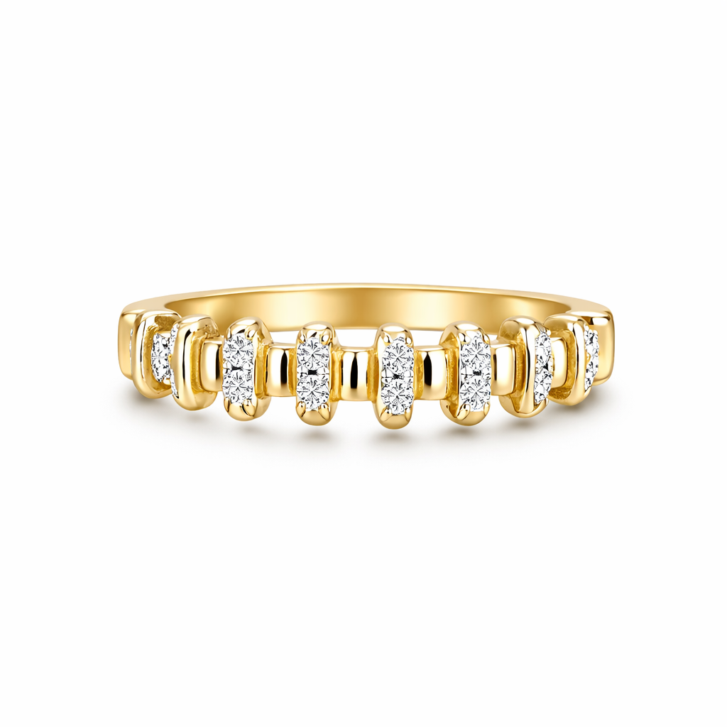 10K DELICATE BAR DESIGN RING – 7 – JY Jewelry Wholesale