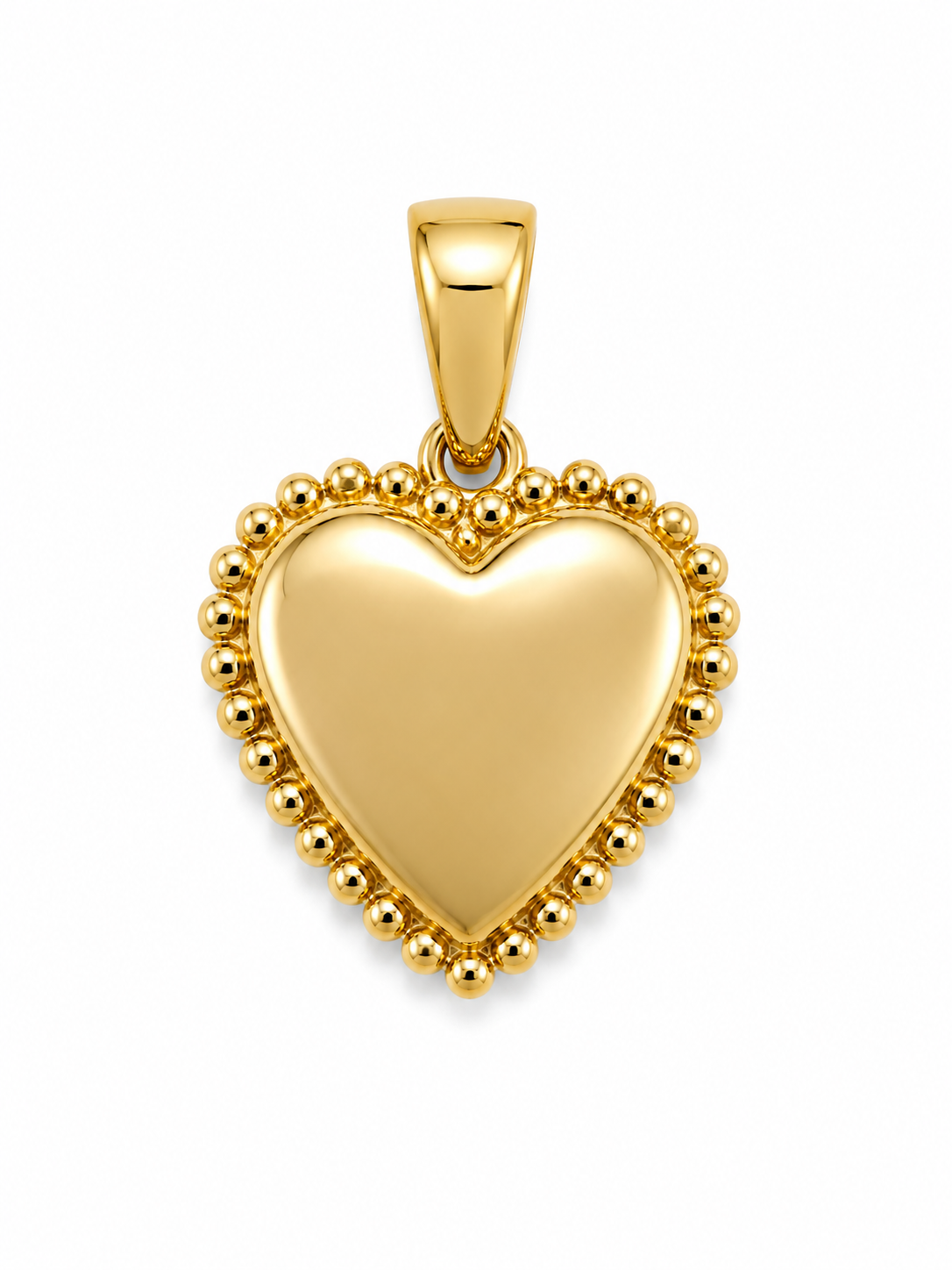 14K DELICATE SMALL PLAIN HEART PENDANT – JY Jewelry Wholesale