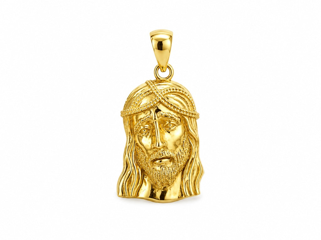 10K JESUS FACE PENDANT Size – JY Jewelry Wholesale