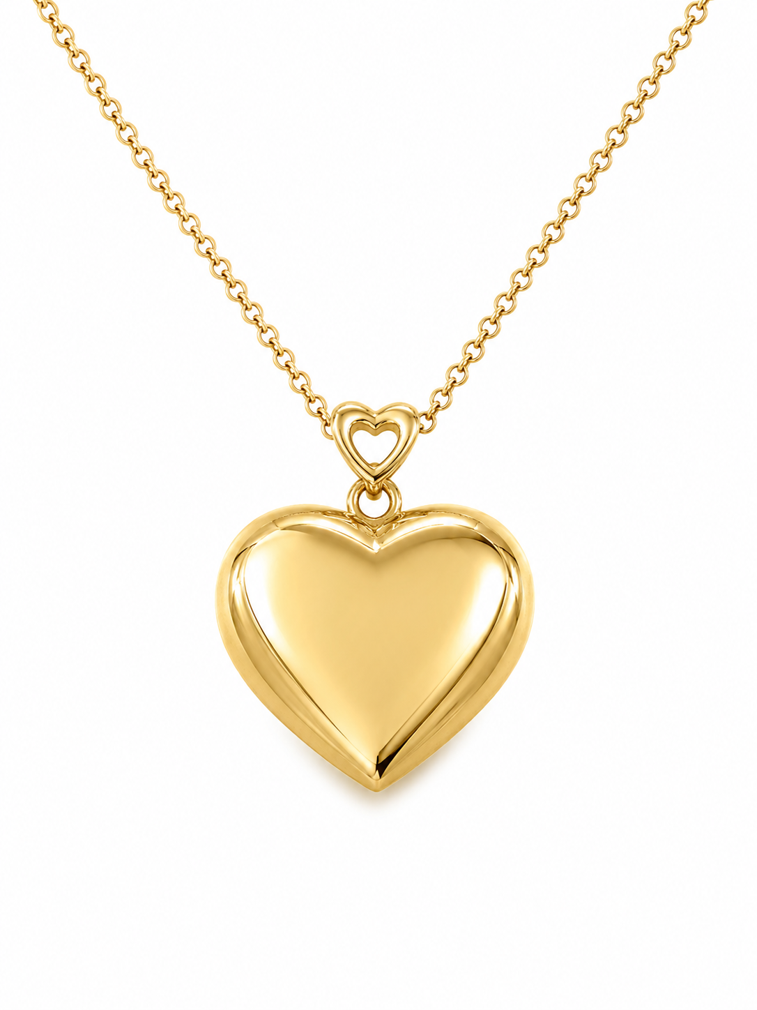10K MEDIUM PLAIN HEART PENDANT – JY Jewelry Wholesale
