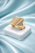10K ASYMMETRIC SQUARE ELEGANT RING – 9 – JY Jewelry Wholesale