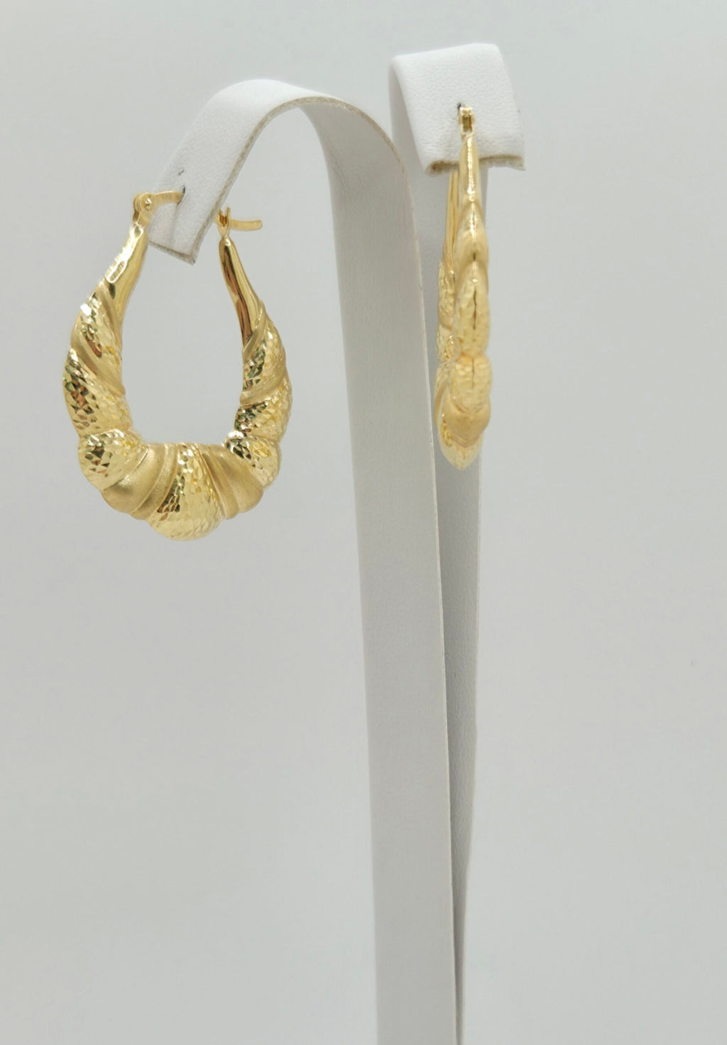 10K VINTAGE DOORKNOCKER STYLE HOOPS EARRINGS – JY Jewelry Wholesale