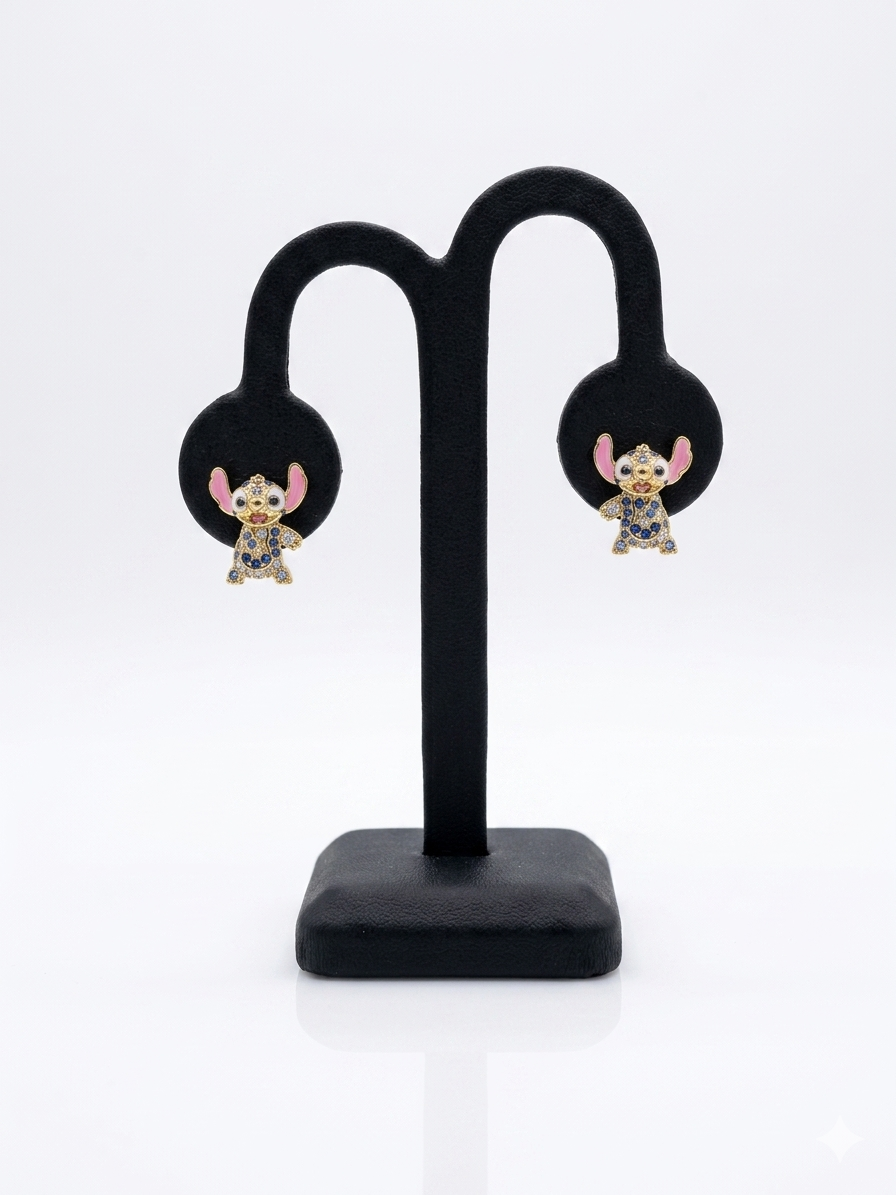 14K CZ STITCH EARRINGS – JY Jewelry Wholesale