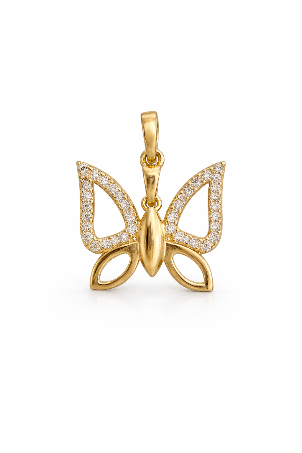 14K DELICATE BUTTERFLY PENDANT – JY Jewelry Wholesale