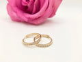 14K CZ DETAIL HOOPS EARRINGS – 4 – JY Jewelry Wholesale