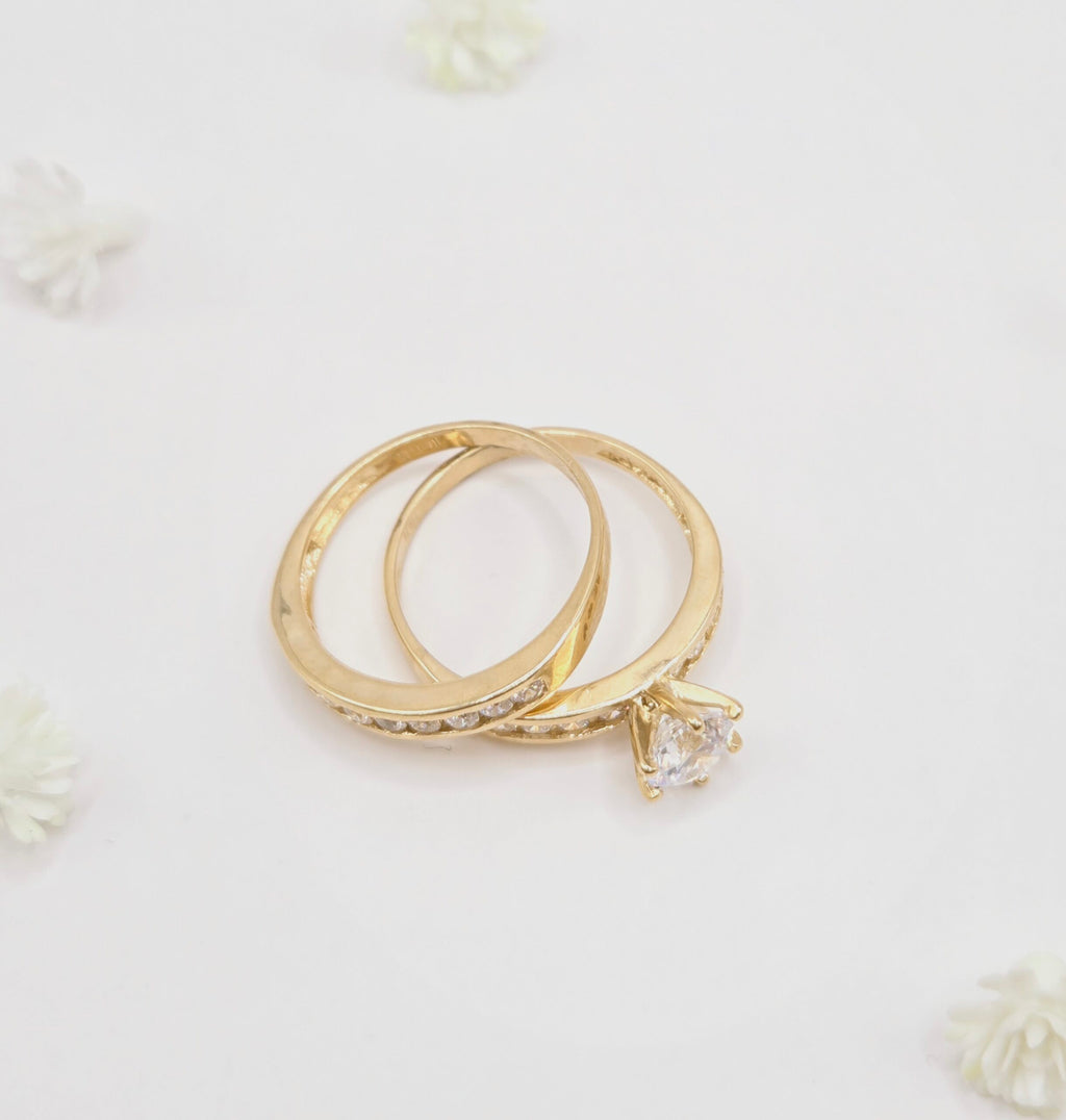 10K CLASSIC AND DELICATE ENGAGEMENT WOMAN'S RING – 7 – JY Jewelry Wholesale