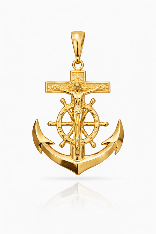 10K ANCHOR PENDANT – JY Jewelry Wholesale