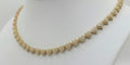 14K SMALL WHITE CZ HEARTS NECKLACE – 16" – JY Jewelry Wholesale